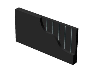 Пластина резиновая для отвалов ДСТ арм. металл. кордом 500*250*40